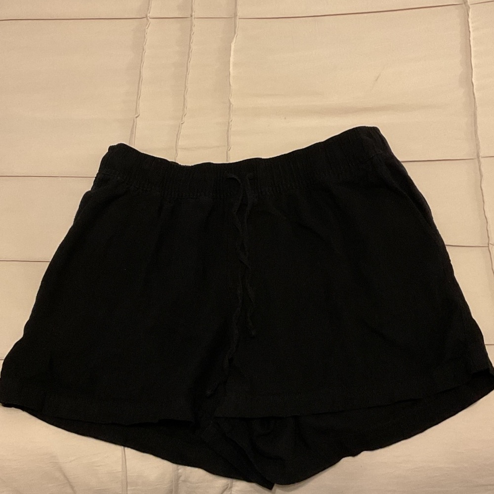 GAP Women's Black Linen Shorts
